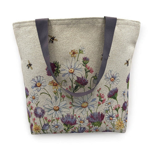 Stofftasche FIORI DI CAMPO, Gobelin Jacquard