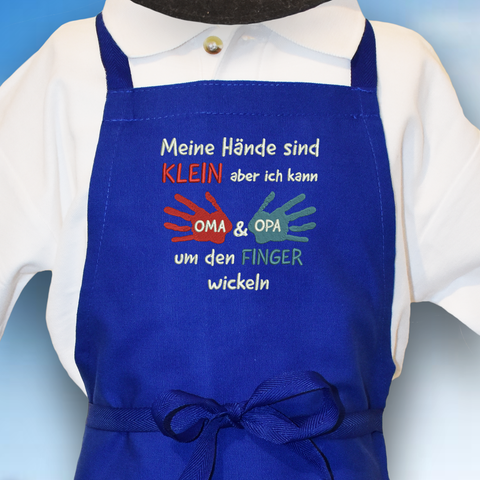 Original Südtiroler Kinder-Bauernschurz "Mein Hände sind klein..."