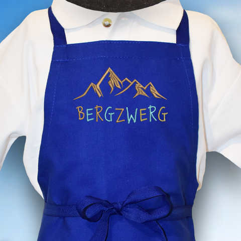 Original Südtiroler Kinder-Bauernschurz "Bergzwerg"