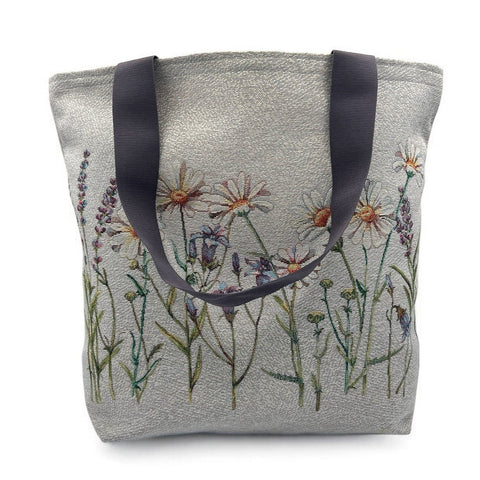 Stofftasche MARGHERITE E LAVANDA, Gobelin Jacquard